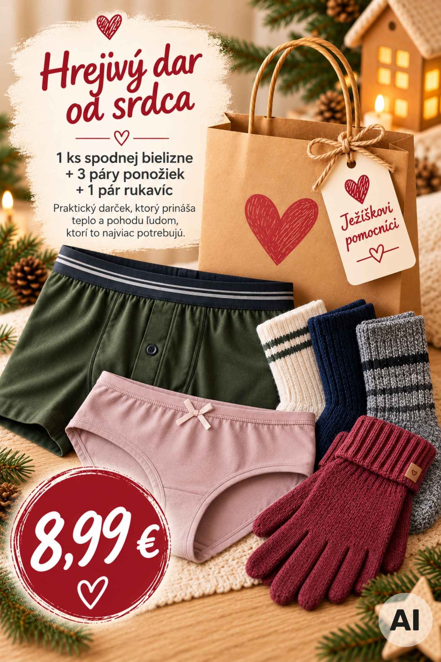 Hrejivý darček od srdca