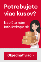 Potrebujete viac kusov? Napíšte nám.