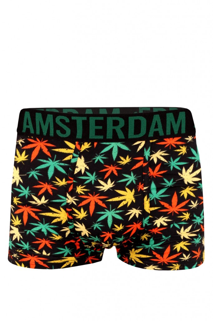 Amsterdam leaf mäkké pánske boxerky AMS-006 2 kusy 