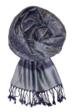 Jizera šál cashmere tmavá CHZ-6