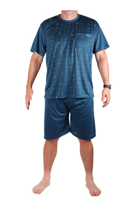 Boris pánske pyžamo krátke svetlozelená veľkosť: M
