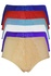Jitka dámske bavlnené nohavičky s čipkou 9040 - 3 ks viacfarebná veľkosť: L