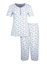 Bohdanka dámske capri pyžamo krátky rukáv 2295 svetlo fialová veľkosť: M