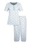 Bohdanka dámske capri pyžamo krátky rukáv 2295 svetlozelená veľkosť: M