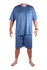 Honza pánske pyžamo s krátkym rukávom modrá veľkosť: 4XL