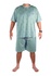 Honza pánske pyžamo s krátkym rukávom svetlozelená veľkosť: 4XL