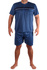 Ctibor pánske pyžamo s krátkym rukávom tmavo modrá veľkosť: XL