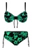 Eugenie Green dámske dvojdielne plavky 484-2 zelená veľkosť: L