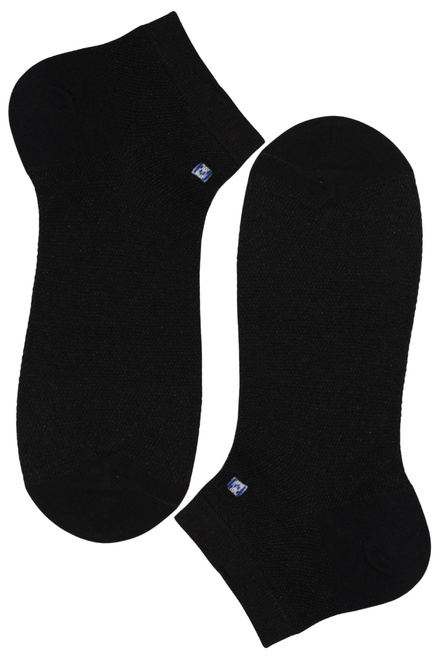 Kvalitné bavlnené členkové ponožky s monogramom CM180 - 3 páry