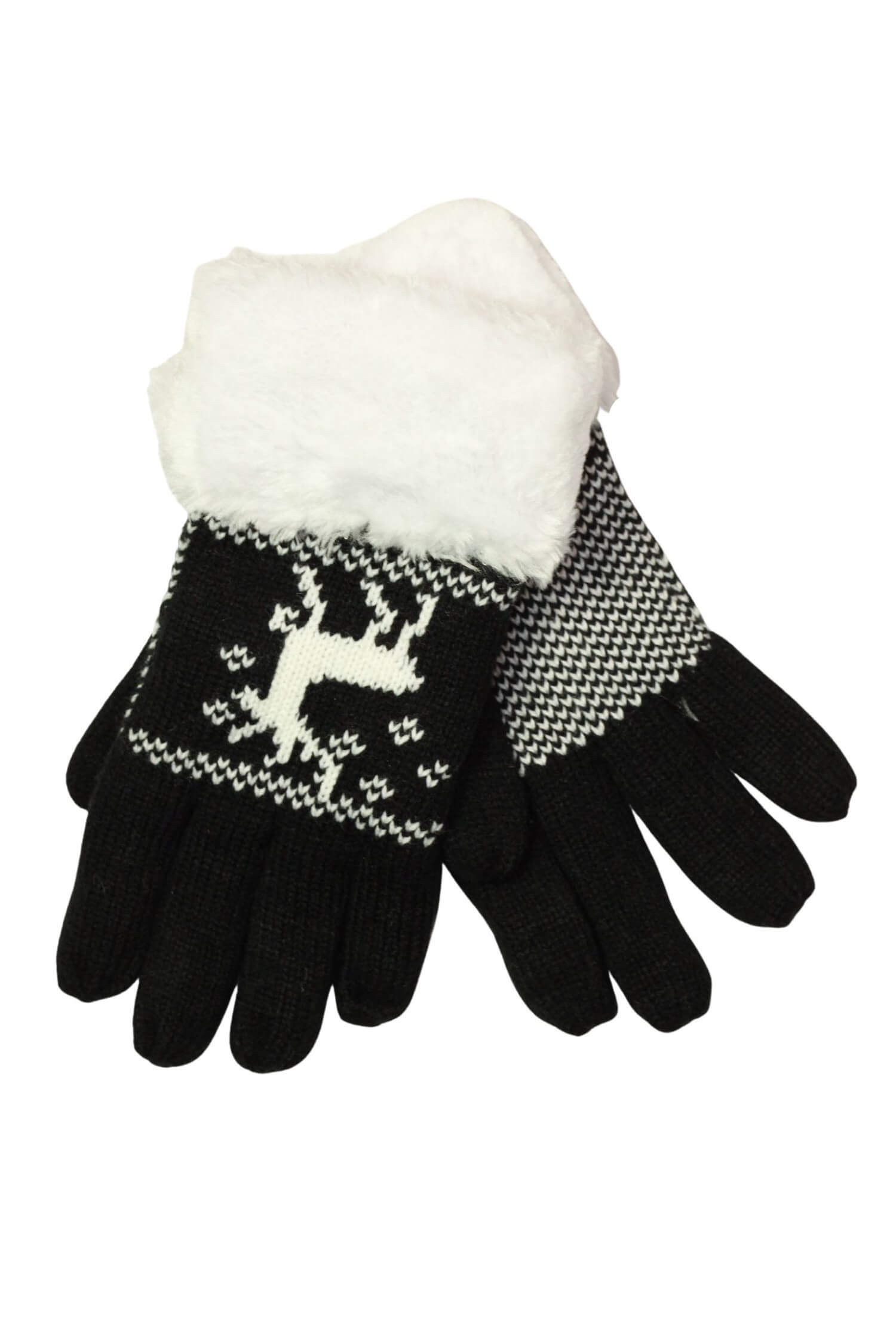 Kiruna Nero rukavice pre drobnejšie ruky