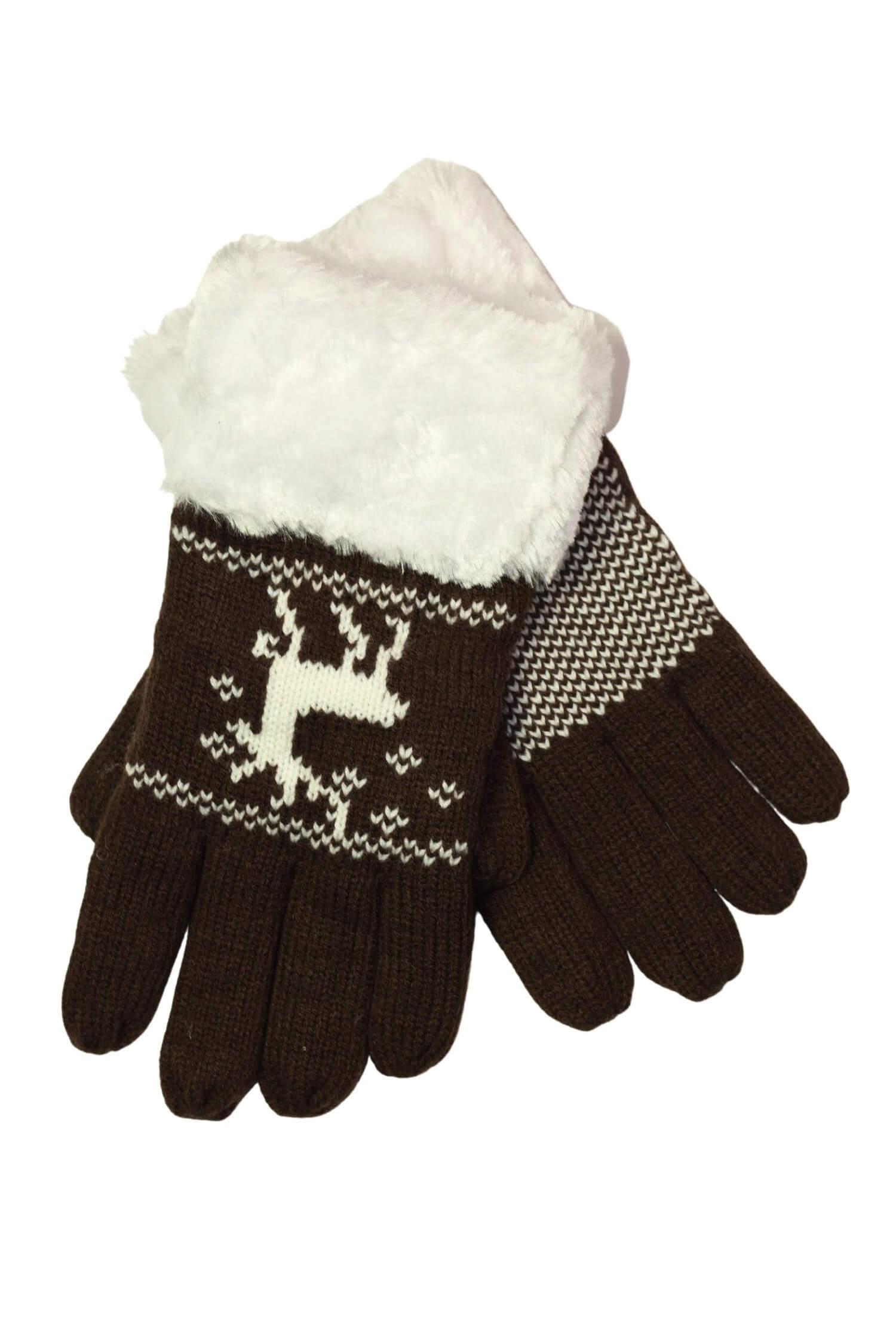 Kiruna Marron rukavice pre drobnejšie ruky