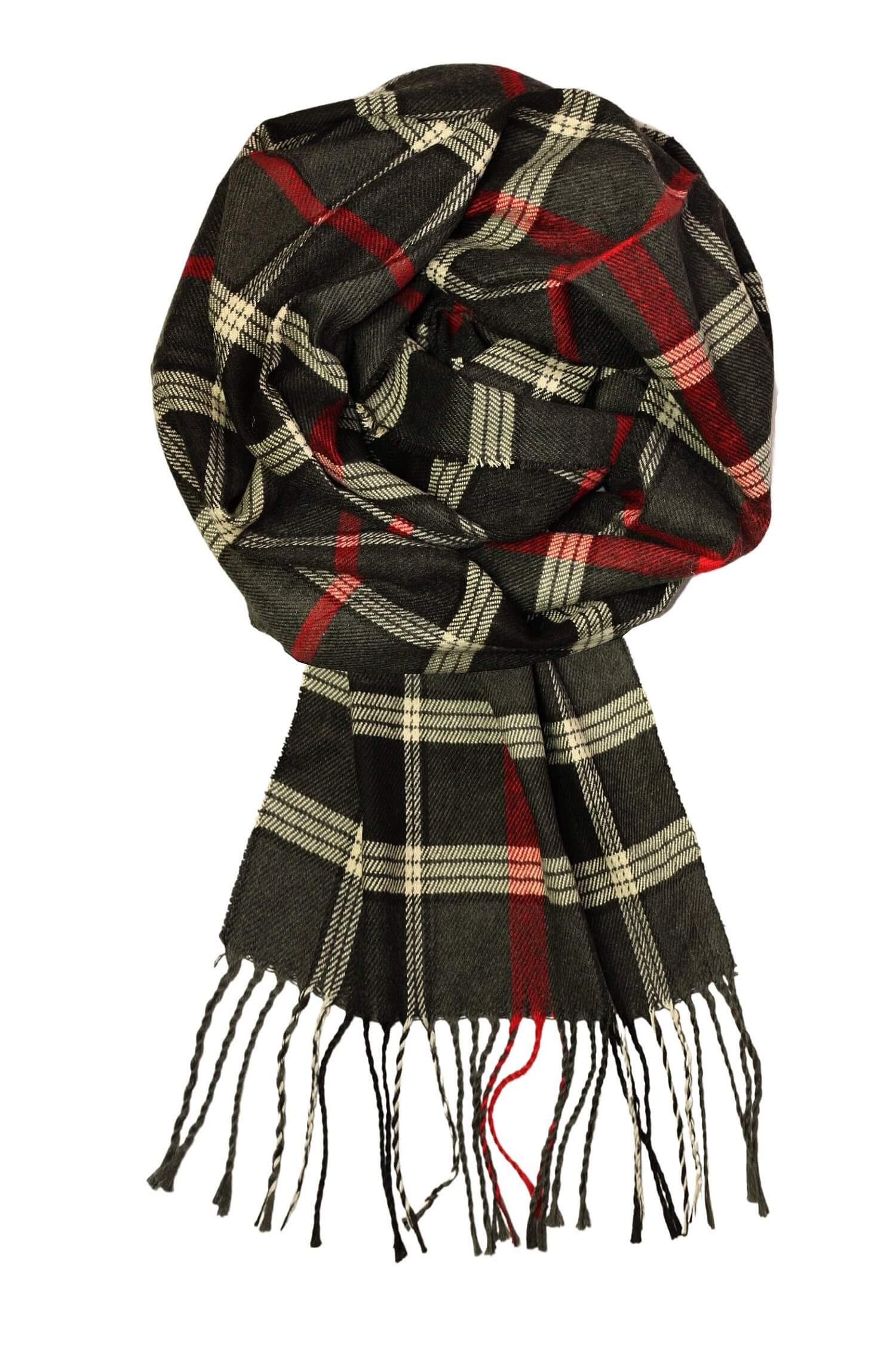 Andres black pánsky zimný šál 