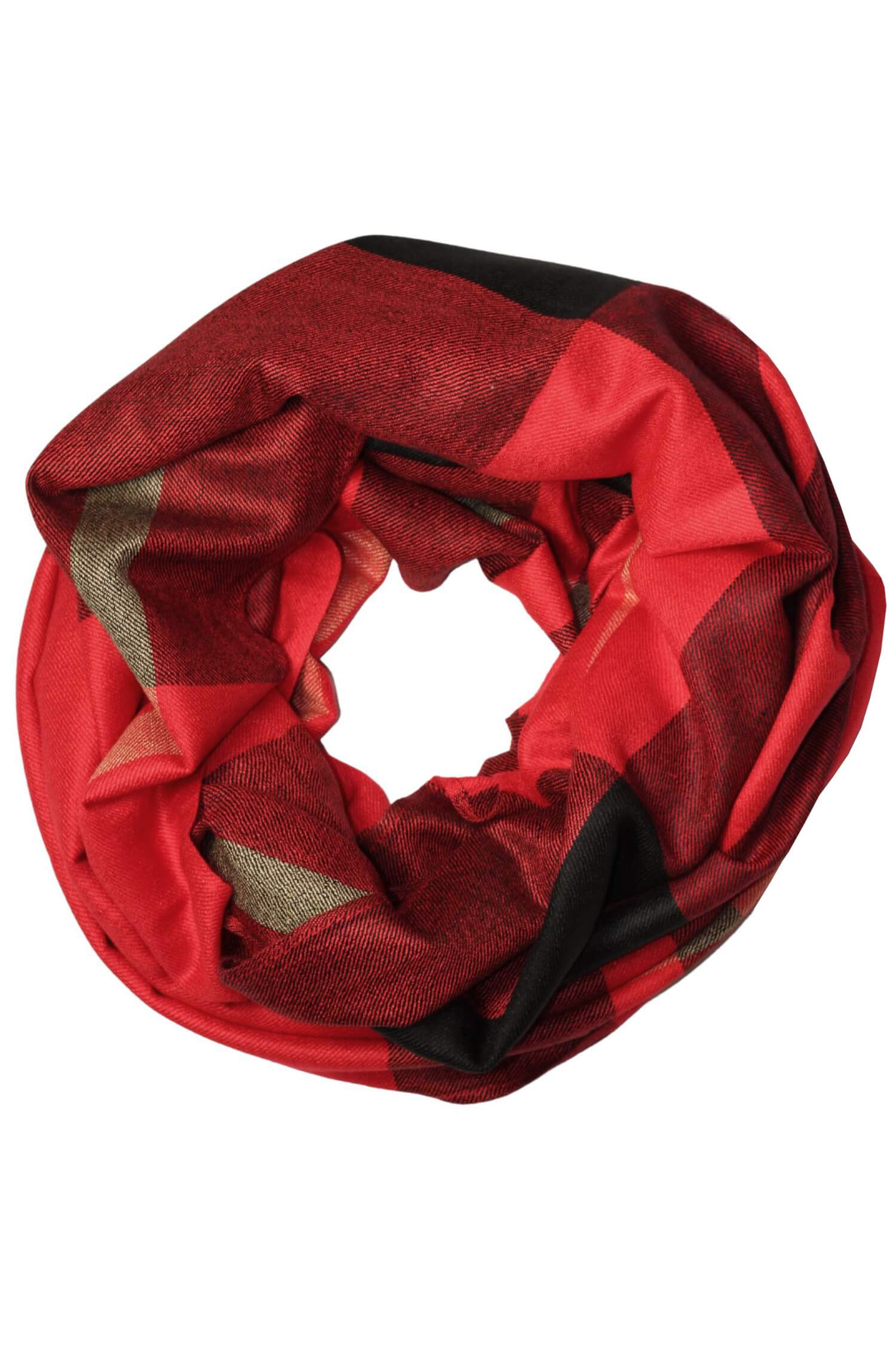 Nevada red kruhový šál H230A 