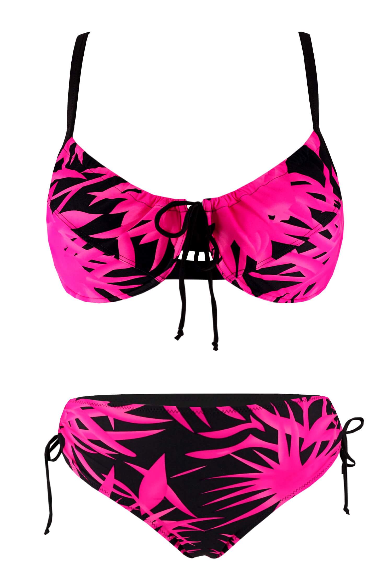 Espada Pink dvojdielne plavky bez výstuže P348