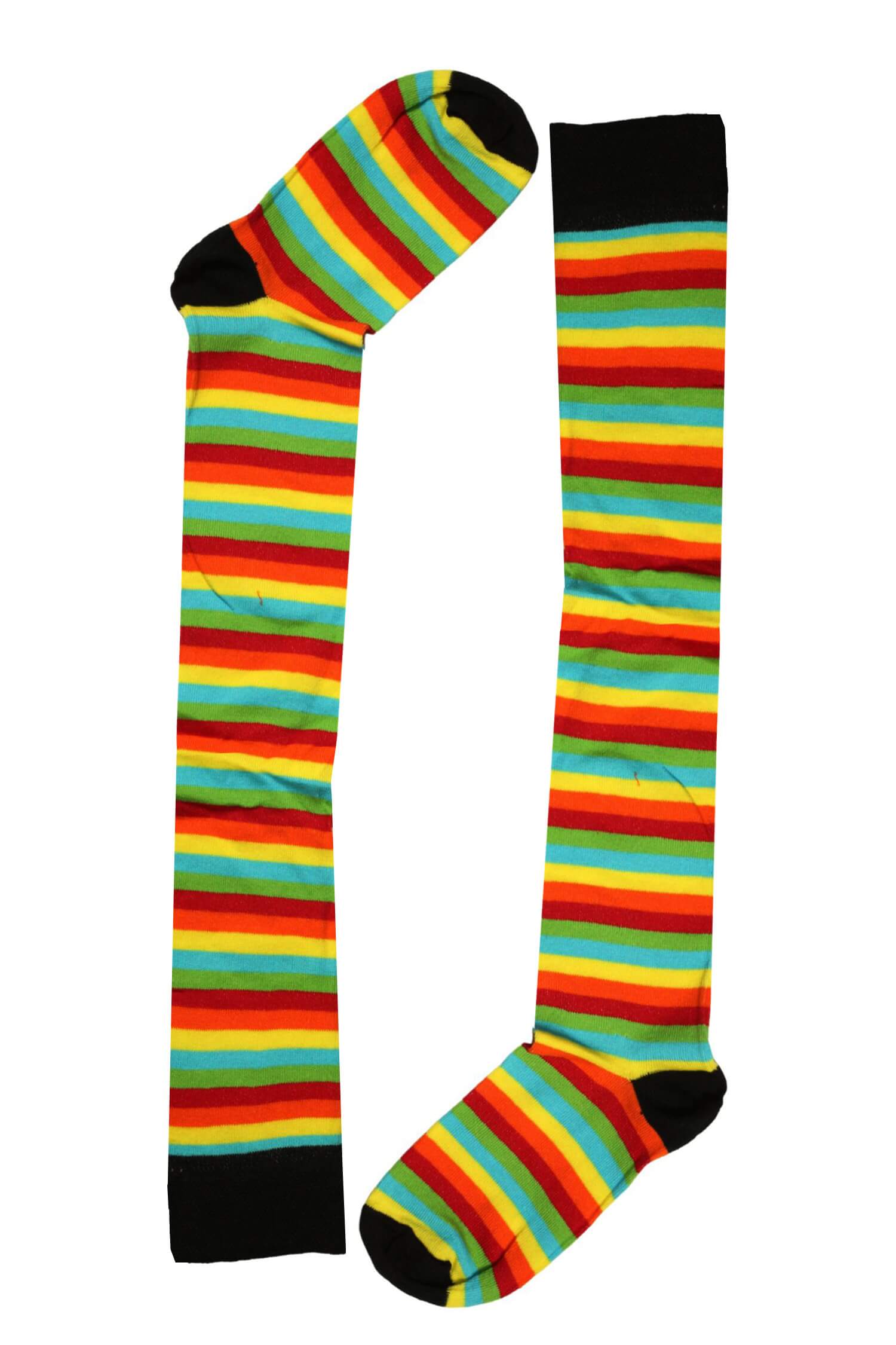 Design pruhované podkolienky farebné