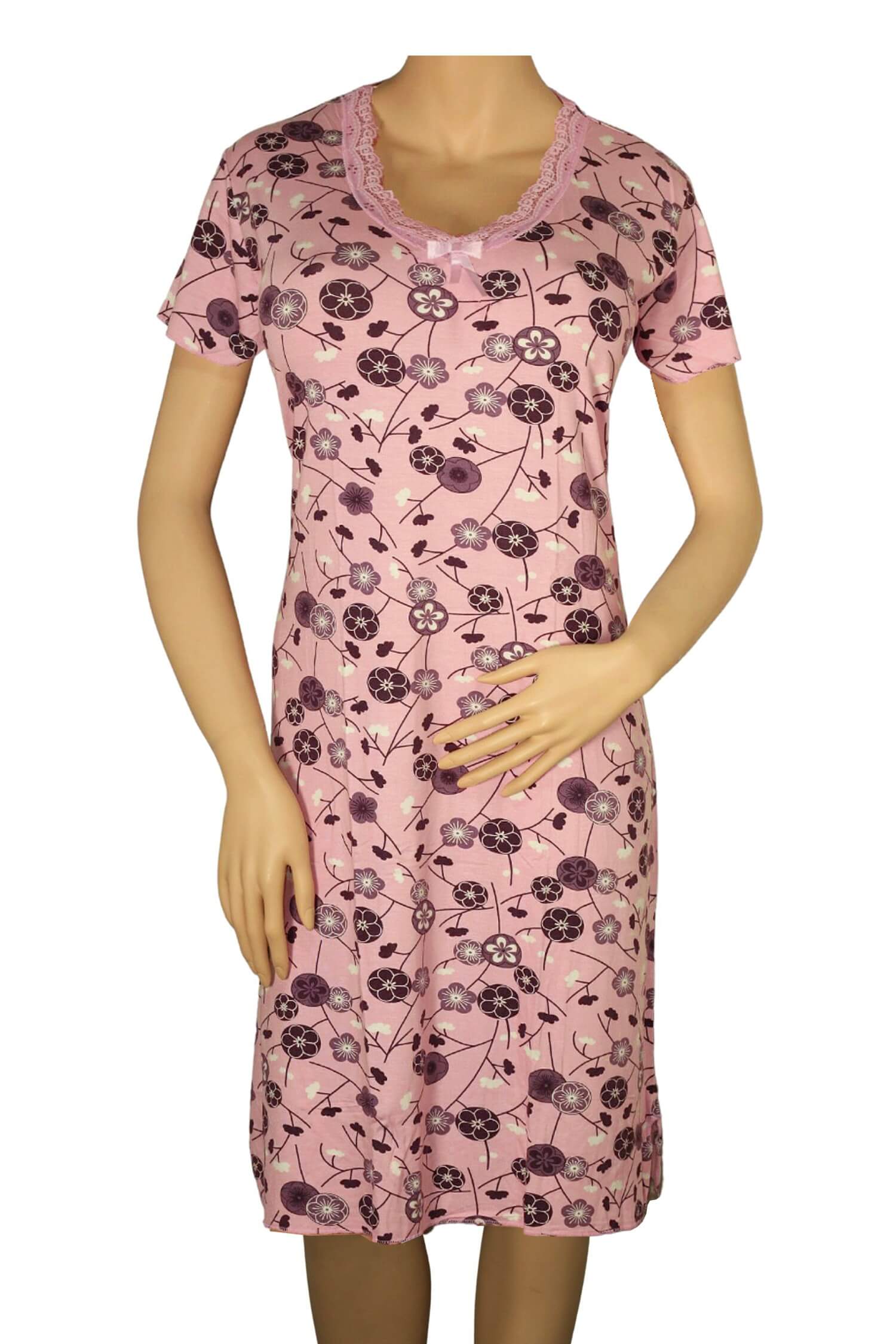 Amanda Pink dámska nočná košeľa 206