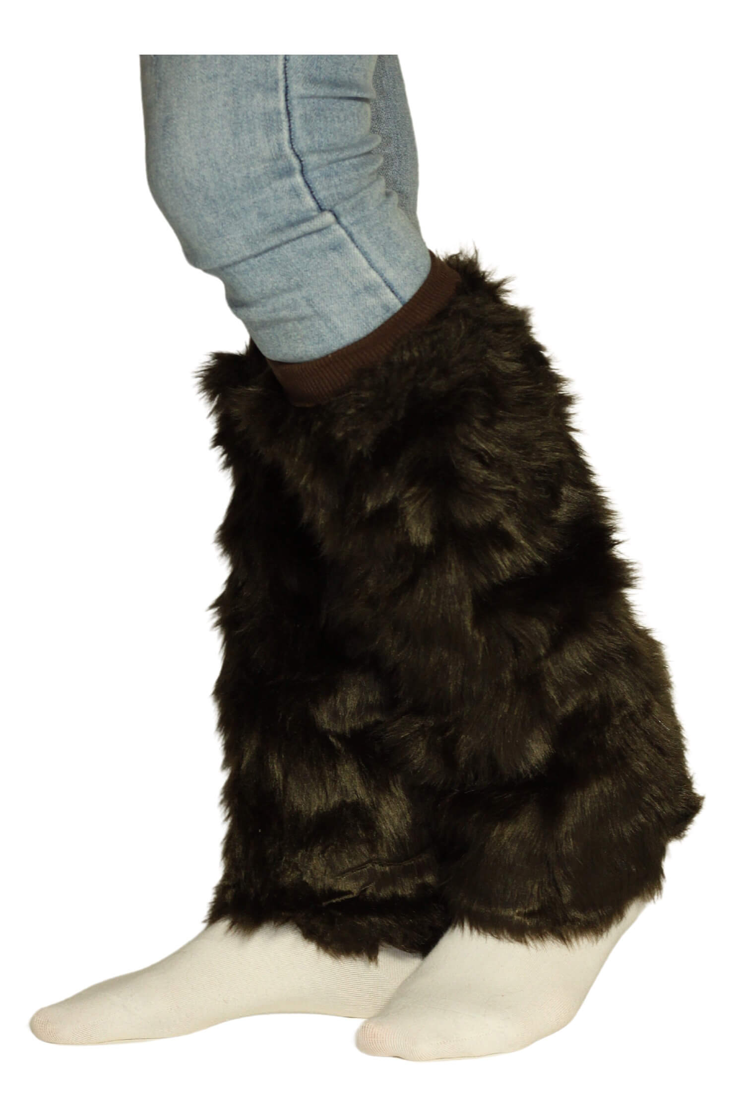 Doty kožušinové návleky na nohy WS-006