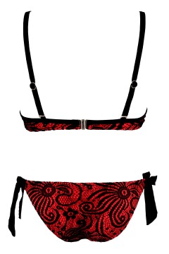 Ivory push up plavky s háčkovaním S19-021