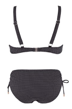 Edina Black dvojdielne plavky bodka H10011