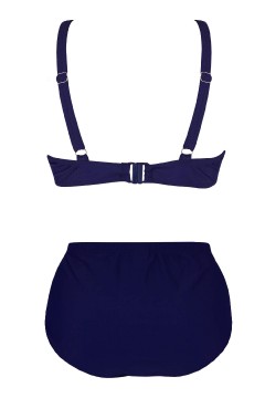 Salma Blue dvojdielne plavky pre plnoštíhle S805