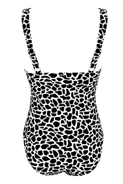 Agnes Black dámske vzorované plavky s výstužou S1231