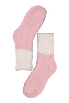 Emi Pink dámske ženilkové ponožky H5101B
