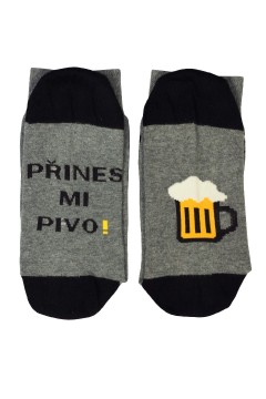 Pánske pivne vysoké ponožky CrazySocks