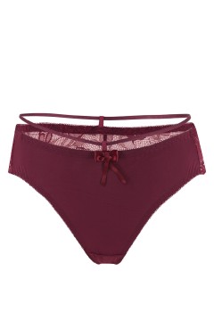 Anastázie Dark nohavičky s čipkou 8690 - 3bal