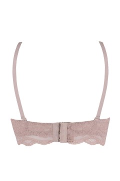 Štiepa vystužená podprsenka čipkový obvod 7770