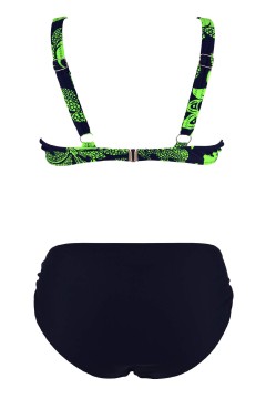 Lady plavky s výstužou akosticami a vyššími bokmi D284