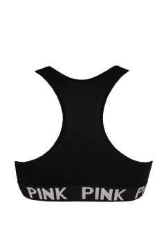 Pink bezšvová podprsenka chrbát motýlik