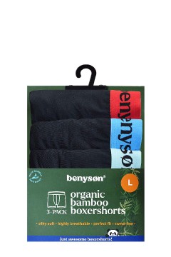 Beny prírodné bambusov boxerky 7012 - 3 bal.