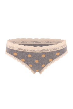 Malva klasické bikini nohavičky s čipkou 3596 - 3 bal
