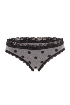 Malva klasické bikini nohavičky s čipkou 3596 - 3 bal