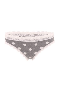 Malva klasické bikini nohavičky s čipkou 3596 - 3 bal