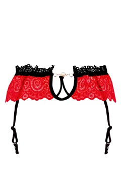 Floriana charm sexy podväzkový pás kovová ozdoba 9943