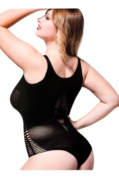 Erotické body s prestrihmi Queen size JT3402Q