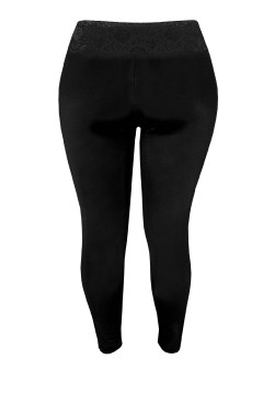 Erila dlhé legíny vyšší pás s čipkou