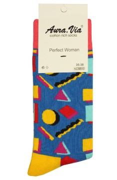 Geometrix veselé bavlnené ponožky