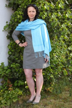 Madrid jednofarebný šál_14