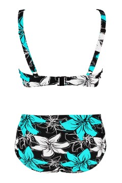 Dvojdielne plavky pre plnoštíhle Salma pestré S803