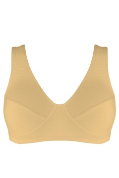 Bavlnená podprsenka bez kostíc Ľudka - 2 kusy