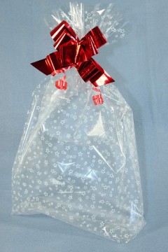 Darčekový sáčok s vianočnou potlačou