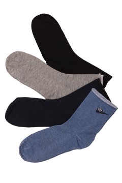 Ponožky zdravotný lem Fotbal LM2047 - 3 páry