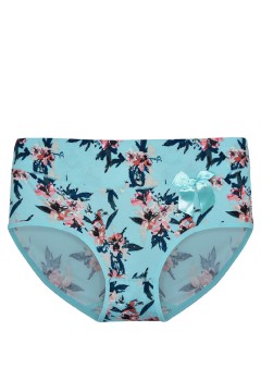 Dámske nohavičky vyšší pás Kvetuška 9073- 5ks