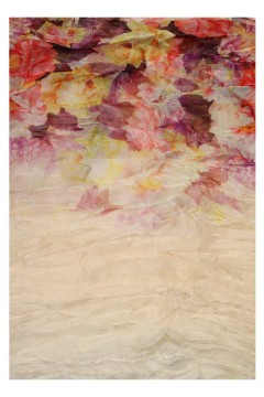 Kvetinová kruhová šatka - Rozkvitnutý kruh