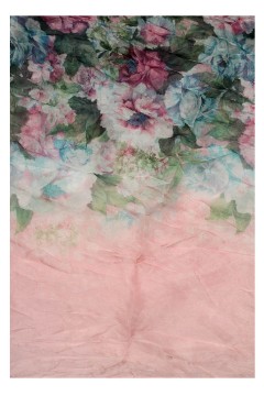 Kvetinová kruhová šatka - Rozkvitnutý kruh