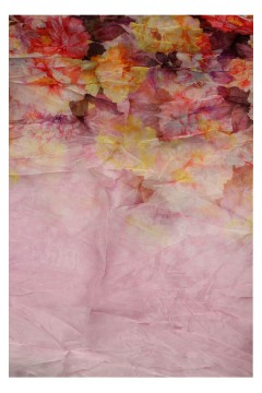 Kvetinová kruhová šatka - Rozkvitnutý kruh