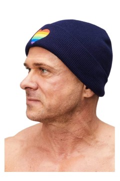 Dúhová čiapka zimná