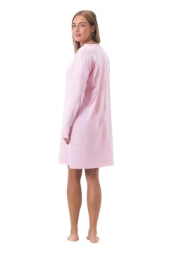 Dámska nočná košeľa s dlhým rukávom z kvalitnej bavlny Wild One 6809